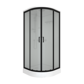 Душевая кабина Triton Прайм-Блэк-Вельвет А 90х90 низкий поддон